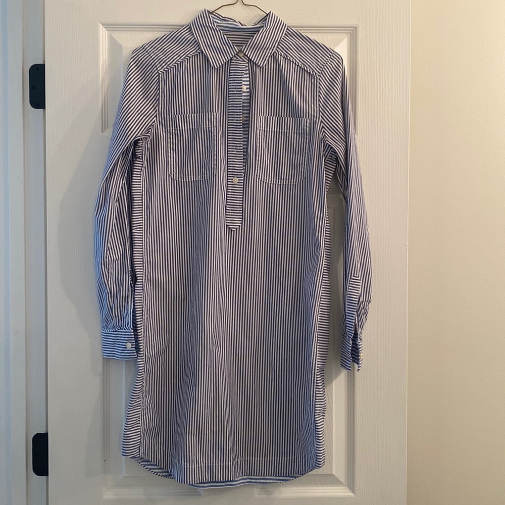 Vineyard Vines striped shirt dress